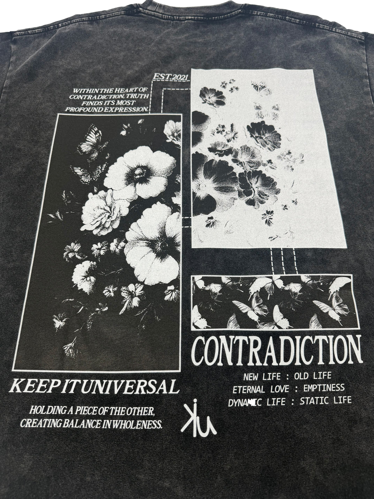 Contradiction T-Shirt | Opposites Create Meaning Keep it Universal® Contradiction T-Shirt T-Shirt