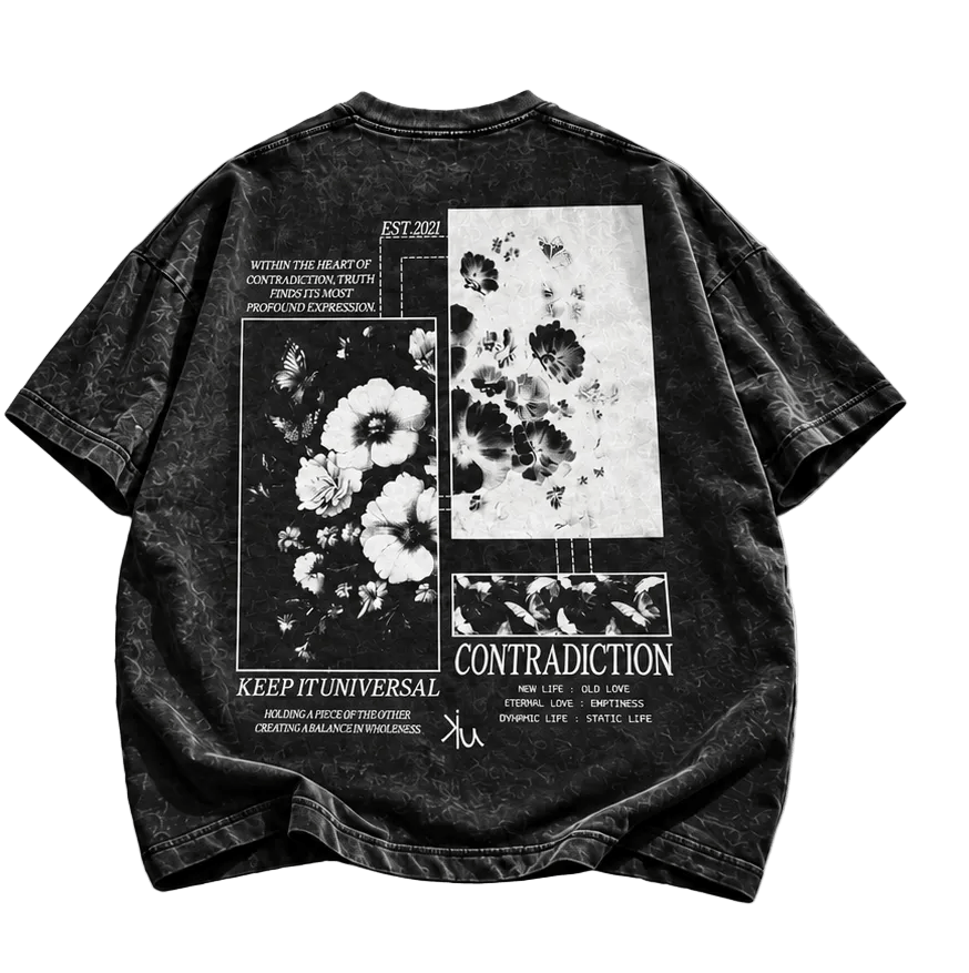 Contradiction T-Shirt | Opposites Create Meaning Keep it Universal® Contradiction T-Shirt T-Shirt