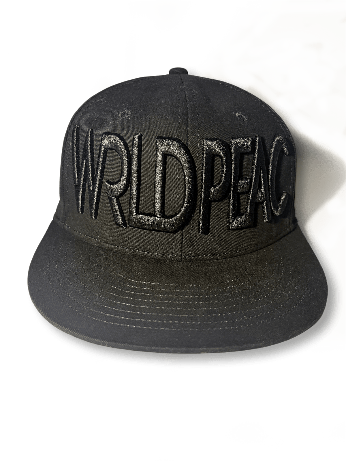 WRLD PEAC 3D Puff Hat PODpartner WRLD PEAC 3D Puff Hat Black / One size fits all
