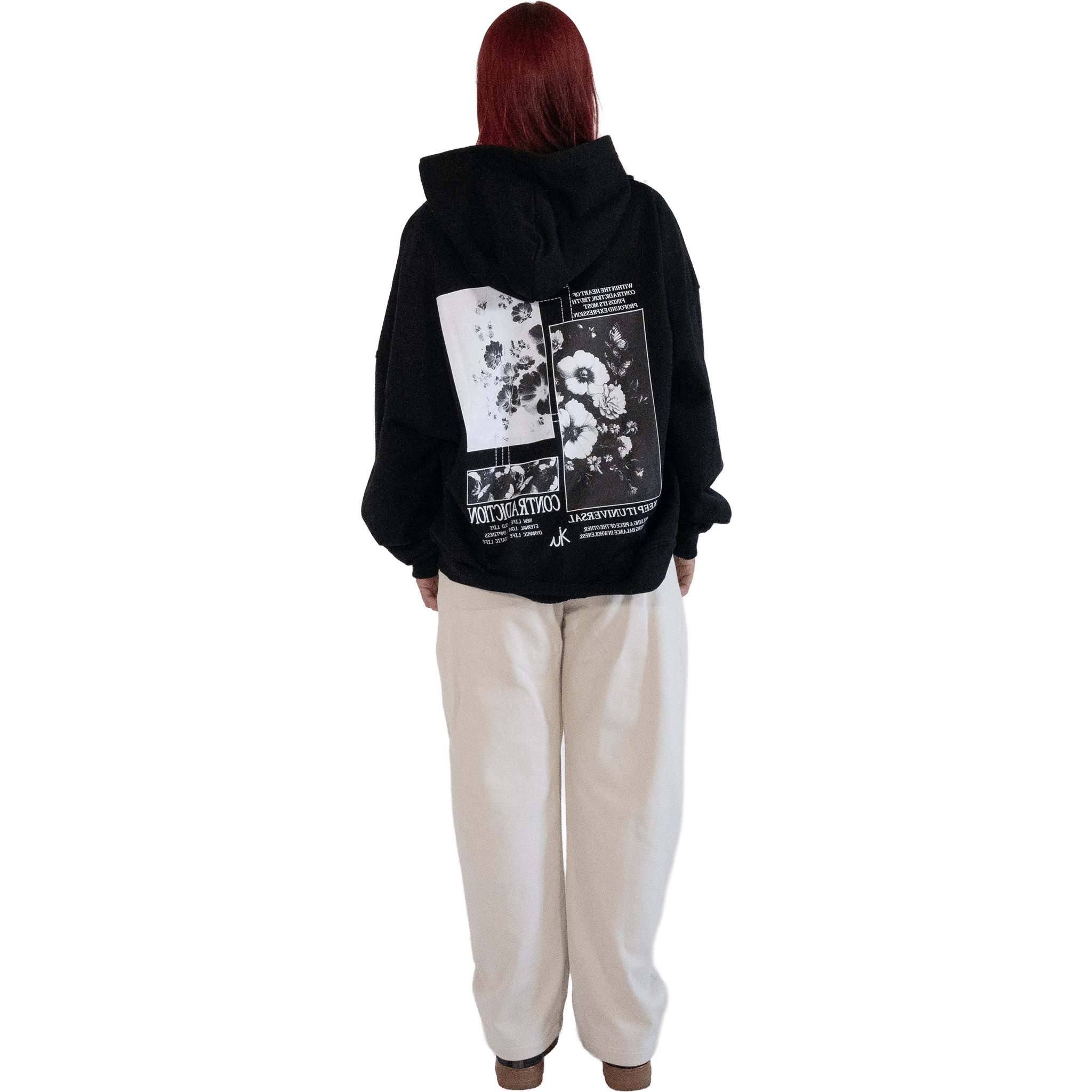 Contradiction Hoodie | Opposites Create Meaning Keep it Universal® Contradiction Hoodie Hoodie