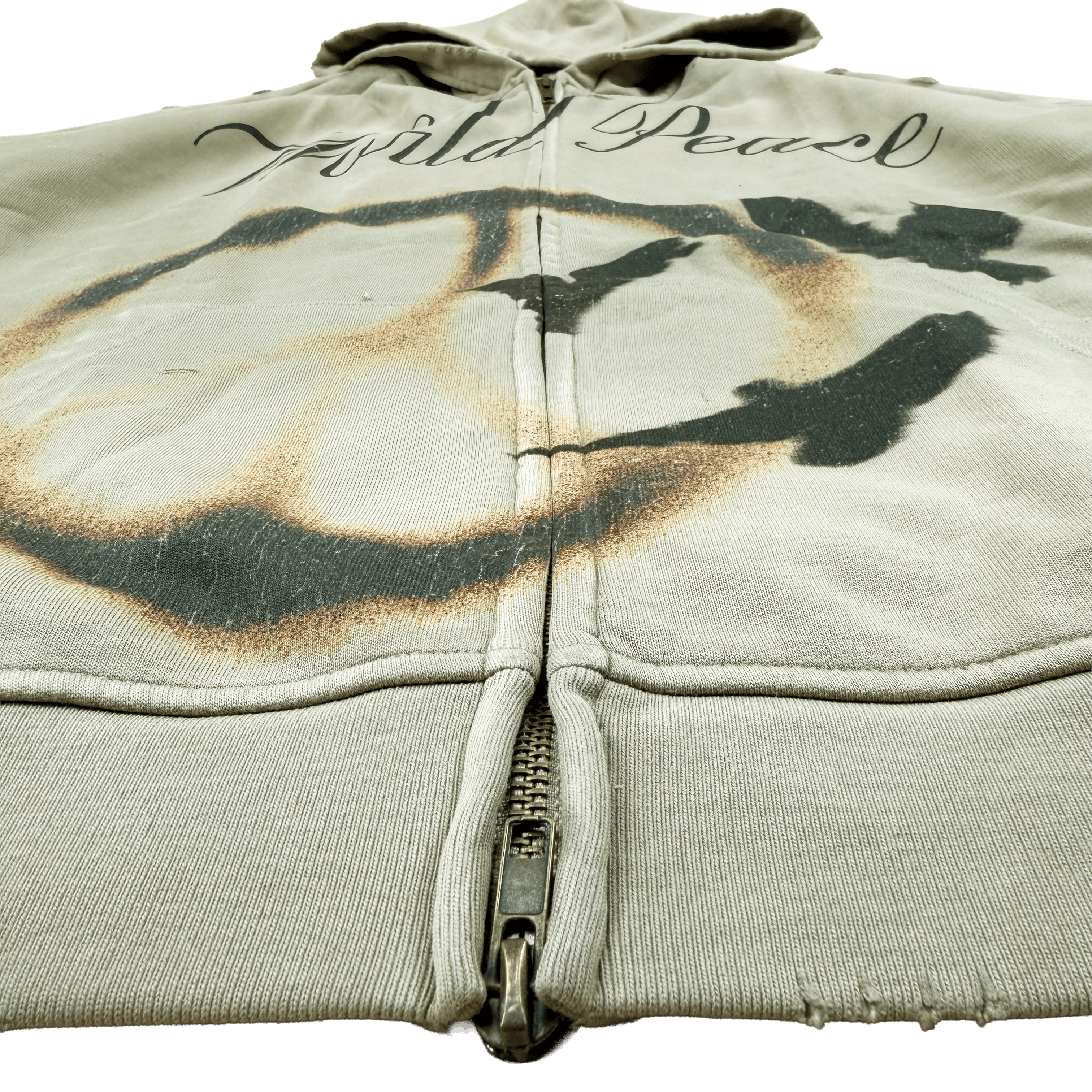 World Peace – Washed Distressed Zip-Up Hoodie | Streetwear with Soul Keep it Universal® World Peace - Washed Distressed Zip-Up Hoodie Hoodie