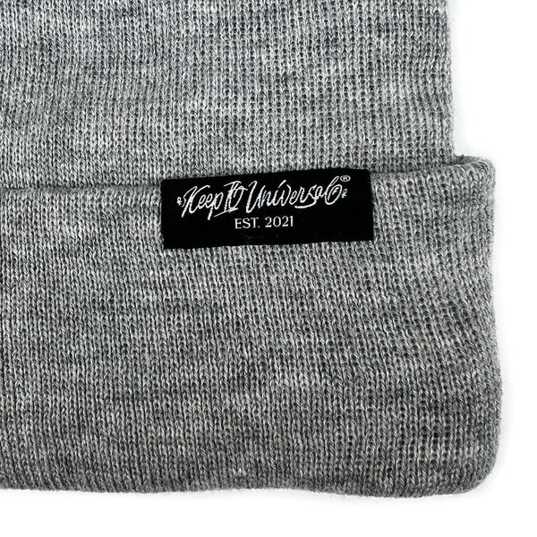 Keep it Universal ® Jersey Lined 12" Cuffed Beanie w/Sig Woven Label