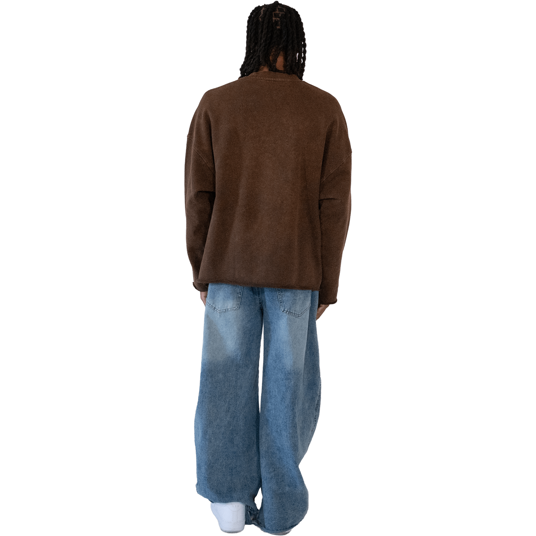 Silence The Noise Washed Cropped Sweatshirt | Streetwear Staple Keep it Universal ® Silence The Noise Washed Cropped Sweatshirt Sweatshirts