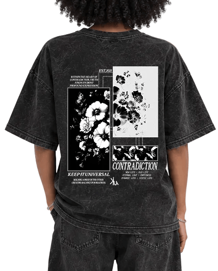 Contradiction T-Shirt | Opposites Create Meaning Keep it Universal® Contradiction T-Shirt T-Shirt