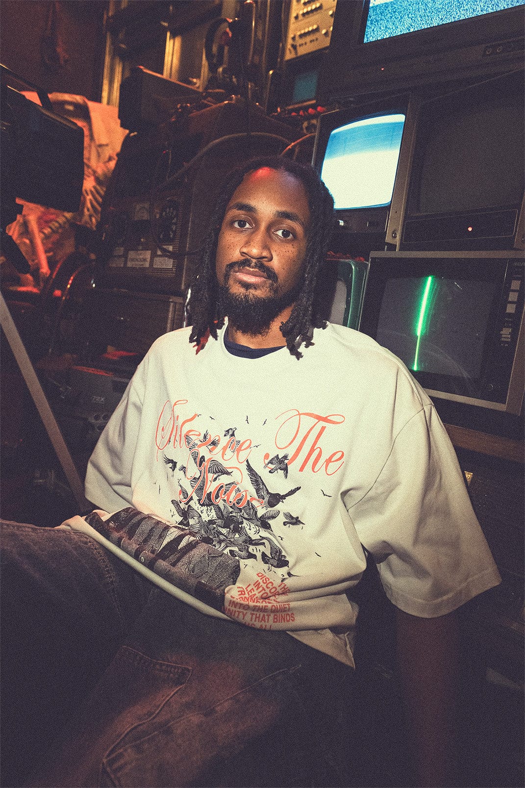 Silence The Noise T-Shirt | Let Discord Fade. Keep it Universal® Silence The Noise T-Shirt T-Shirt