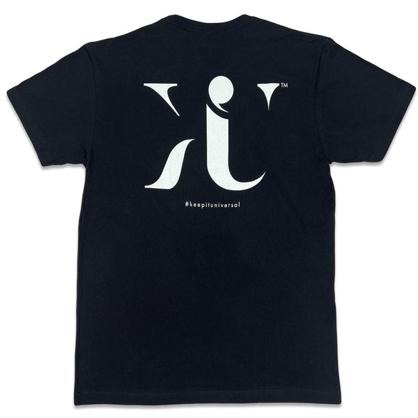 Keep it Universal ® The Classic - T Small / Black T-Shirt