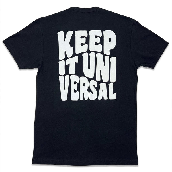 Keep it Universal ® Uni - T Small / Vintage Black T-Shirt